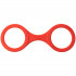 Quickie Cuffs Silicone Handcuffs Medium Red  1