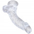 King Cock Clear Dildo med Kugler 20 cm  2