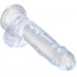 King Cock Clear Dildo med Kugler 19 cm  3