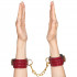 Bound to Please Red Wrist Cuffs 50