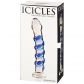 Icicles No 5 Blue Glass Dildo