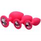Frisky Pink Pleasure Anal Plug Set