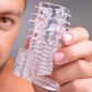Size Matters Clear Sensations Vibrating Penis Sleeve