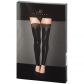 Noir Handmade Power Wetlook Hold-Up Stockings  90