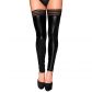 Noir Handmade Power Wetlook Hold-Up Stockings  1