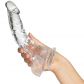 King Cock Clear Dildo med Kugler 20 cm  50