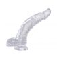 King Cock Clear Dildo med Kugler 20 cm  1