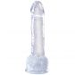King Cock Clear Dildo med Kugler 19 cm  2