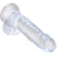 King Cock Clear Dildo med Kugler 19 cm  3