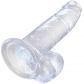 King Cock Clear Dildo med Kugler 19 cm  4