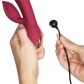 Rocks Off Everygirl Rabbit Vibrator Bordeaux Hand 51